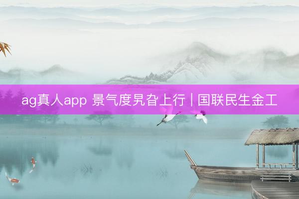 ag真人app 景气度旯旮上行 | 国联民生金工